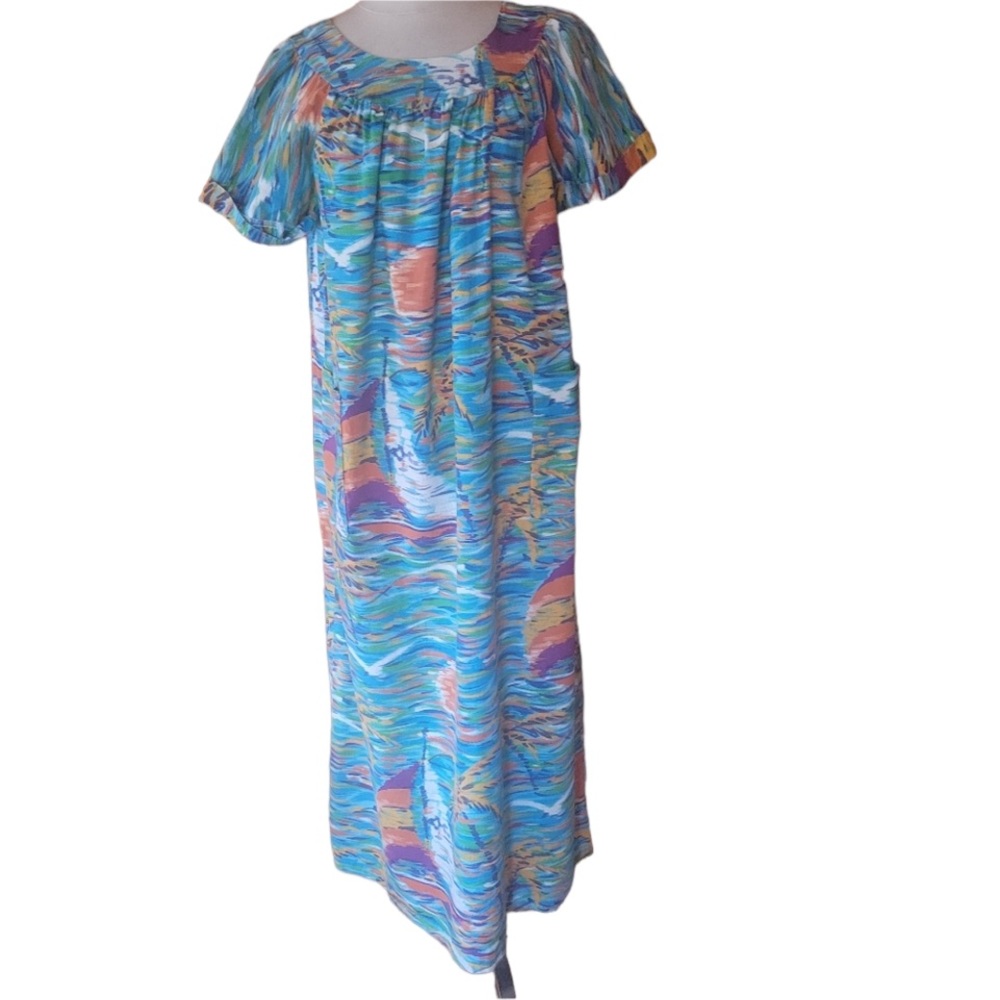 Vintage Sears At Home Wear Lounge Dress